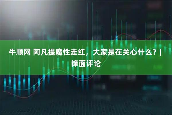 牛顺网 阿凡提魔性走红，大家是在关心什么？| 锋面评论